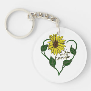 Porte-clefs Tournesol Tu es suffisant