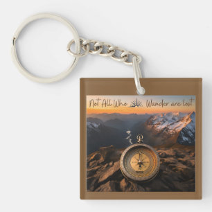 Porte-clefs Tous ceux qui errent ne sont pas perdus Porte - cl