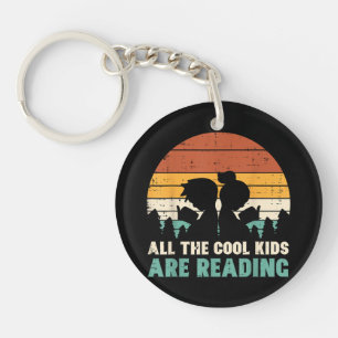 Porte-clefs Tous Les Enfants Lisent Retro Lire Livre Lover Boy