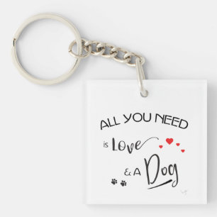 Porte-clefs Tout ce dont vous avez besoin, c'est de l'amour et