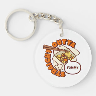 Porte-clefs Tout droit sorti de délicieux nouilles Ramen