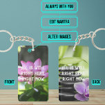 Porte-clefs Tout est bien Manta note de soi<br><div class="desc">Bien qu'il ne s'agisse pas d'un substitut, les mantras peuvent être un complément utile aux traitements de santé mentale traditionnels contre l'anxiété, la dépression et d'autres problèmes émotionnels. Les mantras peuvent être des mots ou des phrases utilisés pour promouvoir des sentiments positifs ou le bien-être général. Ce design comprend une...</div>