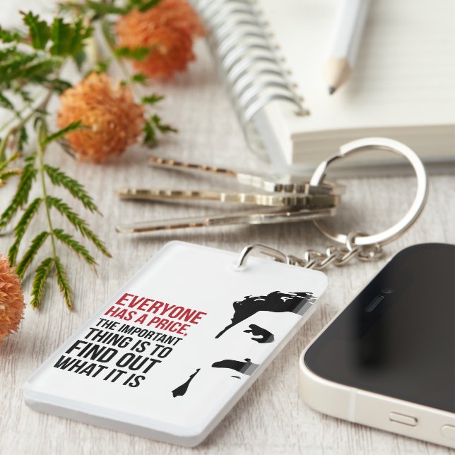 Porte-clefs Tout le monde a un prix (Devant droit)