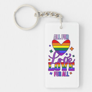 Porte-clefs Tout Pour l'Amour l'Amour Pour Tous - Fierté LGBTQ
