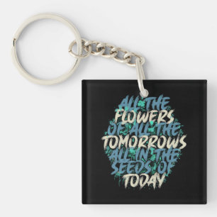Porte-clefs Toutes les fleurs de Tomorrow Streetwear Citation-