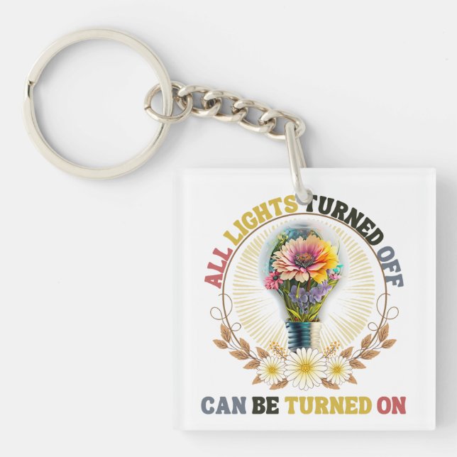 Porte-clefs Toutes Les Lumières Éteintes Peuvent Être Activées (Devant)