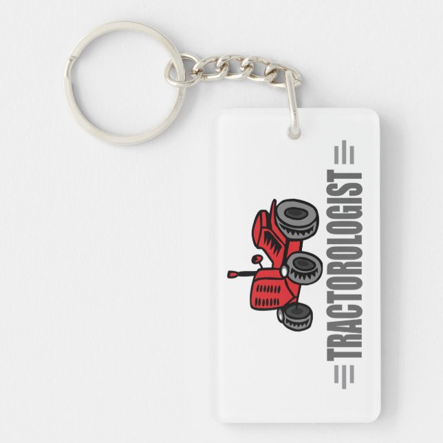 Porte-clefs Tracteur drôle (Devant)