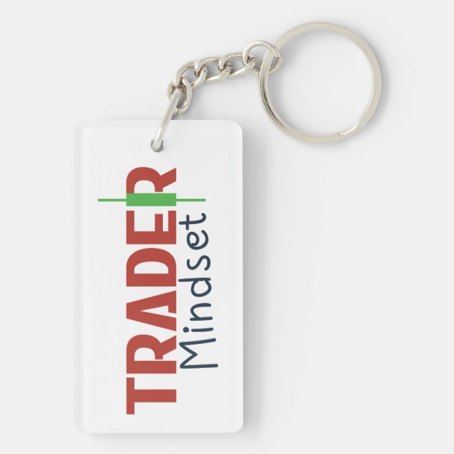 Porte-clefs Trader Mindset – Discipline Focused Trading (Dos)