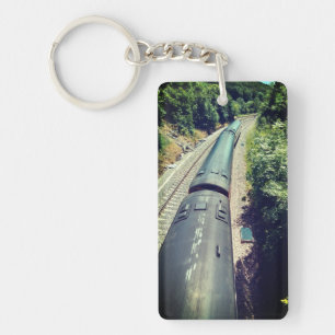 Porte-clefs Train, sur les pistes