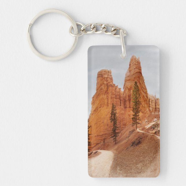 Porte-clefs Traînée de boucle de Navajo, canyon de Bryce (Devant)
