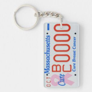 Porte-clefs Traitement de plaque minéralogique du