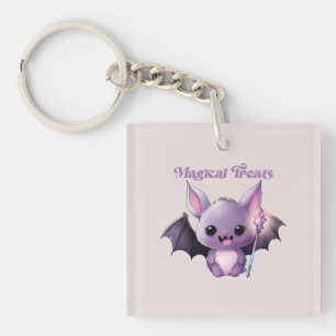 Porte-clefs Traitements magiques avec Bats mignons