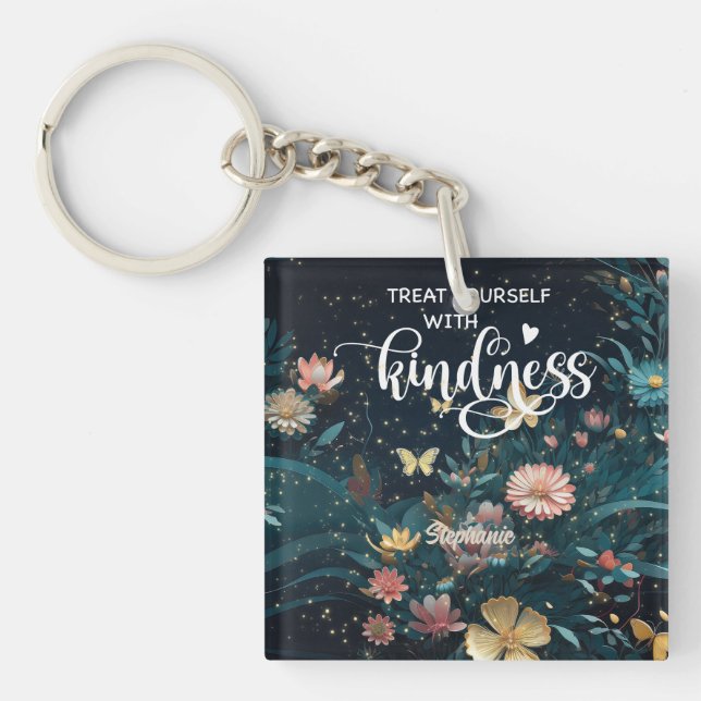 Porte-clefs Traitez-vous avec gentillesse (Devant)