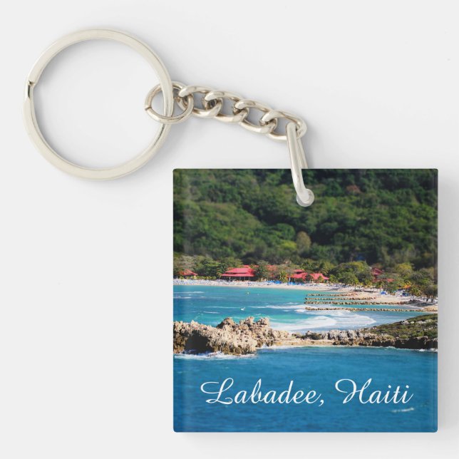 Porte-clefs Tranquil Island Paradise Labadee Haïti (Devant)