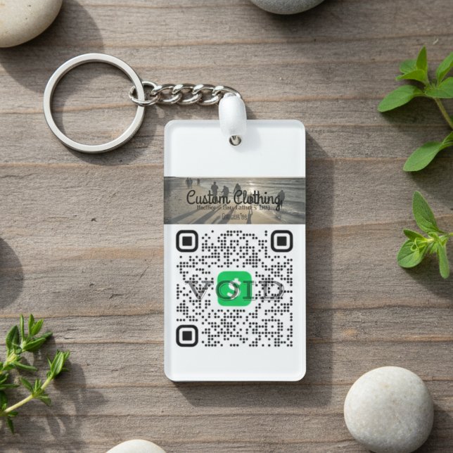 Porte-clefs Transactions sans contact simplifiées - Code QR (Contactless Transactions Made Easy - QR Code Keychain)