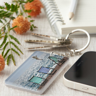 Porte-clefs Transats en bord de mer et Seagull