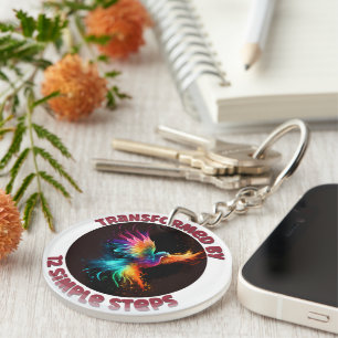 Porte-clefs Transformé par 12 étapes simples - AA, NA, Al-Anon