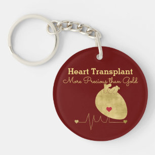 Porte-clefs Transplantation cardiaque Plus Précieuse Que L'Or