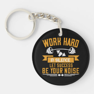 Porte-clefs Travailler dur
