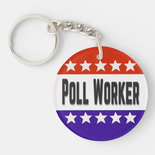 Porte-clefs Travailleur de sondage (Devant)