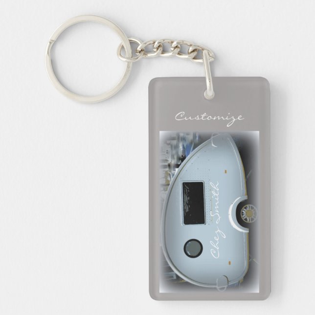 Porte-clefs Traversée en teardrop à courte distance gypsy keyc (Devant)