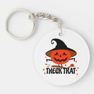 Porte-clefs Treck Trat Citrouille Sourire