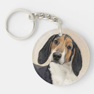 Porte-clefs Treeing Walker Coonhound Peinture - Art original