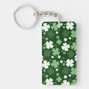 Porte-clefs Trèfle vert, jour de la Saint-Patrick