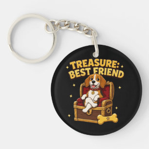 Porte-clefs Trésor Meilleur Ami Beagle Chien