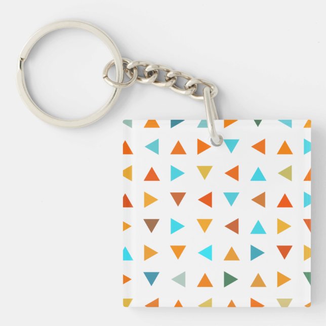Porte-clefs Triangles colorés (Devant)