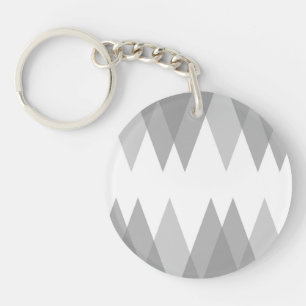 Porte-clefs Triangles gris