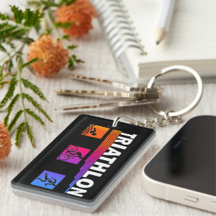 Porte-clefs Triathlon : Maîtriser la natation, vélo, courir