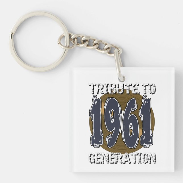 Porte-clefs Tribute to 1961 generation anniversair (Devant)