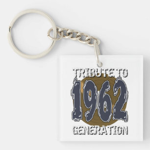 Porte-clefs Tribute to 1962 generation anniversaire
