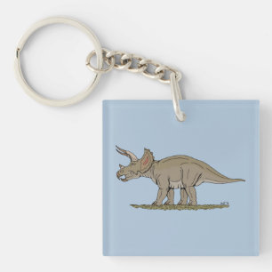 Porte-clefs Tricératops de Dinosaure Crétacé