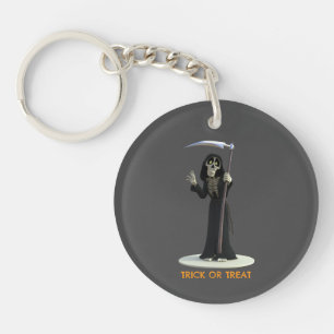Porte-clefs Trick or Treat. Grim Reaper de dessin animé