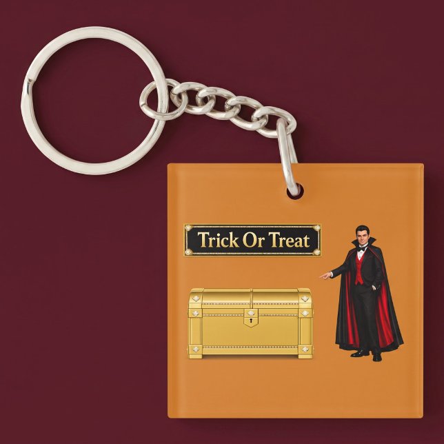 Porte-clefs Trick Or Treat Vampire Halloween (Créateur téléchargé)