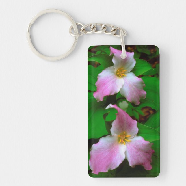 Porte-clefs Trillium Fleur sauvage (Devant)