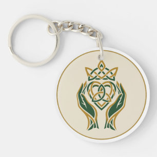 Porte-clefs Trinity Heart Claddagh