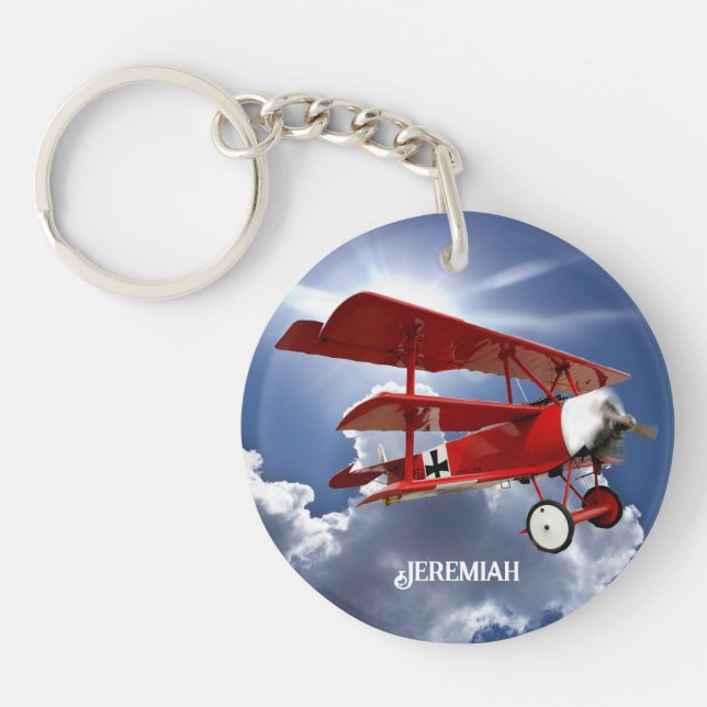 Porte-clefs Triplane Watch "Baron Rouge" (Devant)