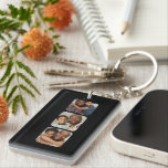 Porte-clefs Trois photos et trois textes personnalisés<br><div class="desc">Concevez votre propre porte - clé personnalisé,  parfait pour la Fête des pères avec le meilleur papa jamais sur le dos,  ou changez-le selon vos besoins - ajoutez votre propre photo et texte à cette idée cadeau unique</div>