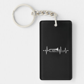 Porte-clefs Trombone Heartbeat Orchestra Musicien Trombone