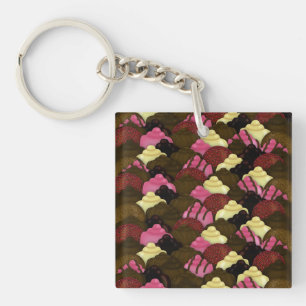 Porte-clefs Trop de chocolat n'est jamais assez - Bonbons de l