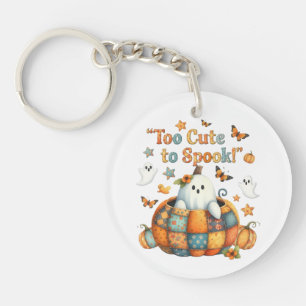 Porte-clefs Trop mignon pour parler Halloween
