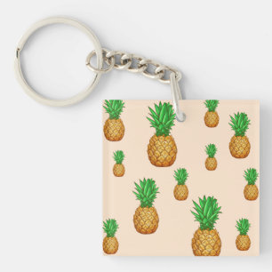 Porte-clefs TROPICAL ÉTÉ Aiguille FRUITS Motif de tranche