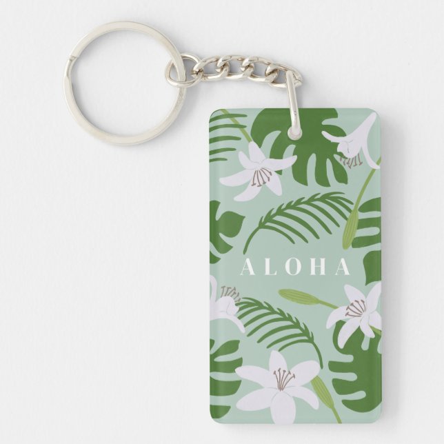Porte-clefs Tropical Hawaiian Aloha (Devant)