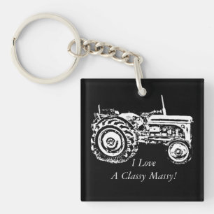Porte-clefs Trucker vintage Gray massey fergison tracteur
