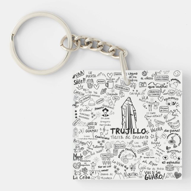 Porte-clefs Trujillo Venezuela Tierra de Encanto – Orgullo Ve (Devant)