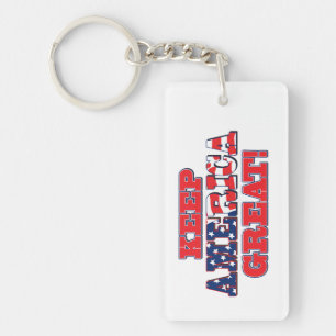 Porte-clefs Trump 2020 Garder l'Amérique grande