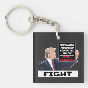 Porte-clefs Trump 2024 Lutte Contre L'Élection Présidentielle